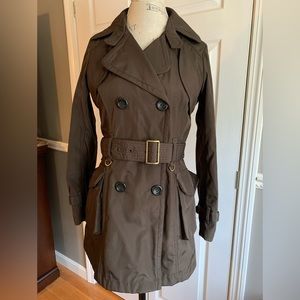Jones New York lined, belted coat.